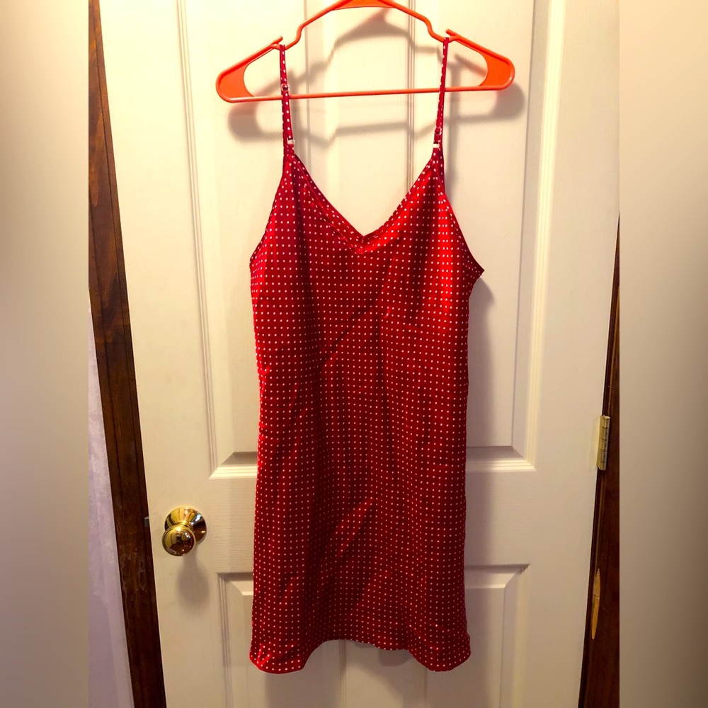 Cacique scarlet polka dot nightdress 14/16